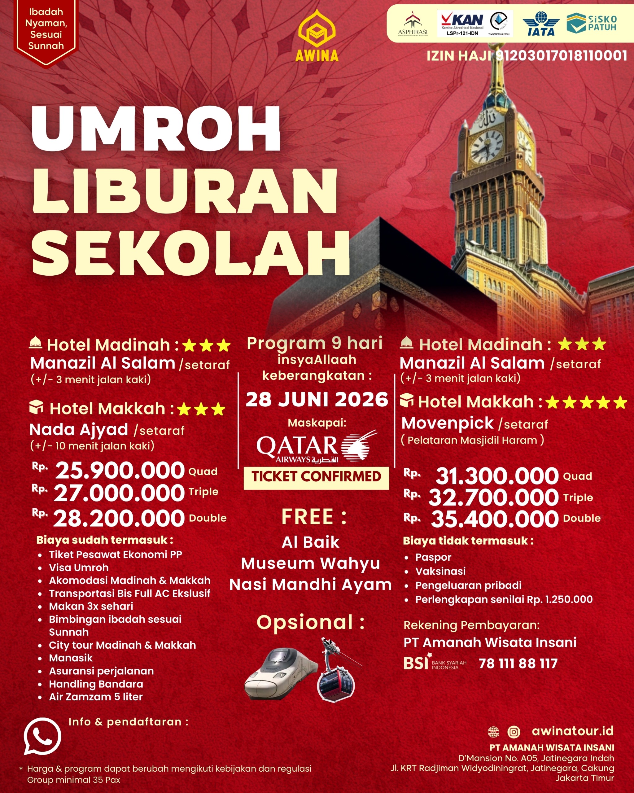 Liburan Sekolah Awina