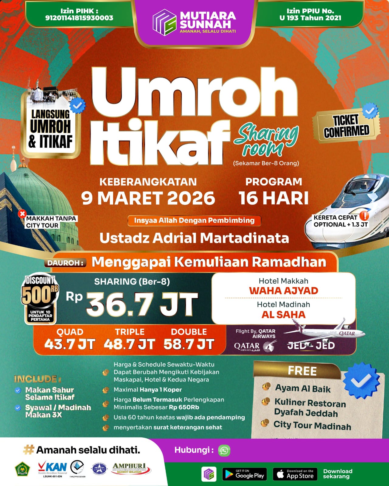 Itikaf Ramadhan Mekkah