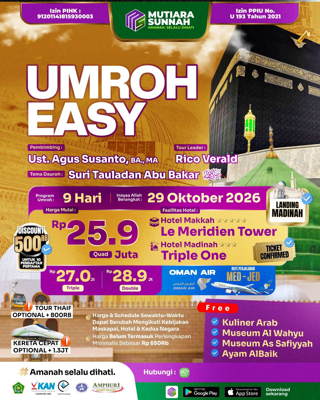 Umroh Easy MS October Landing Madinah