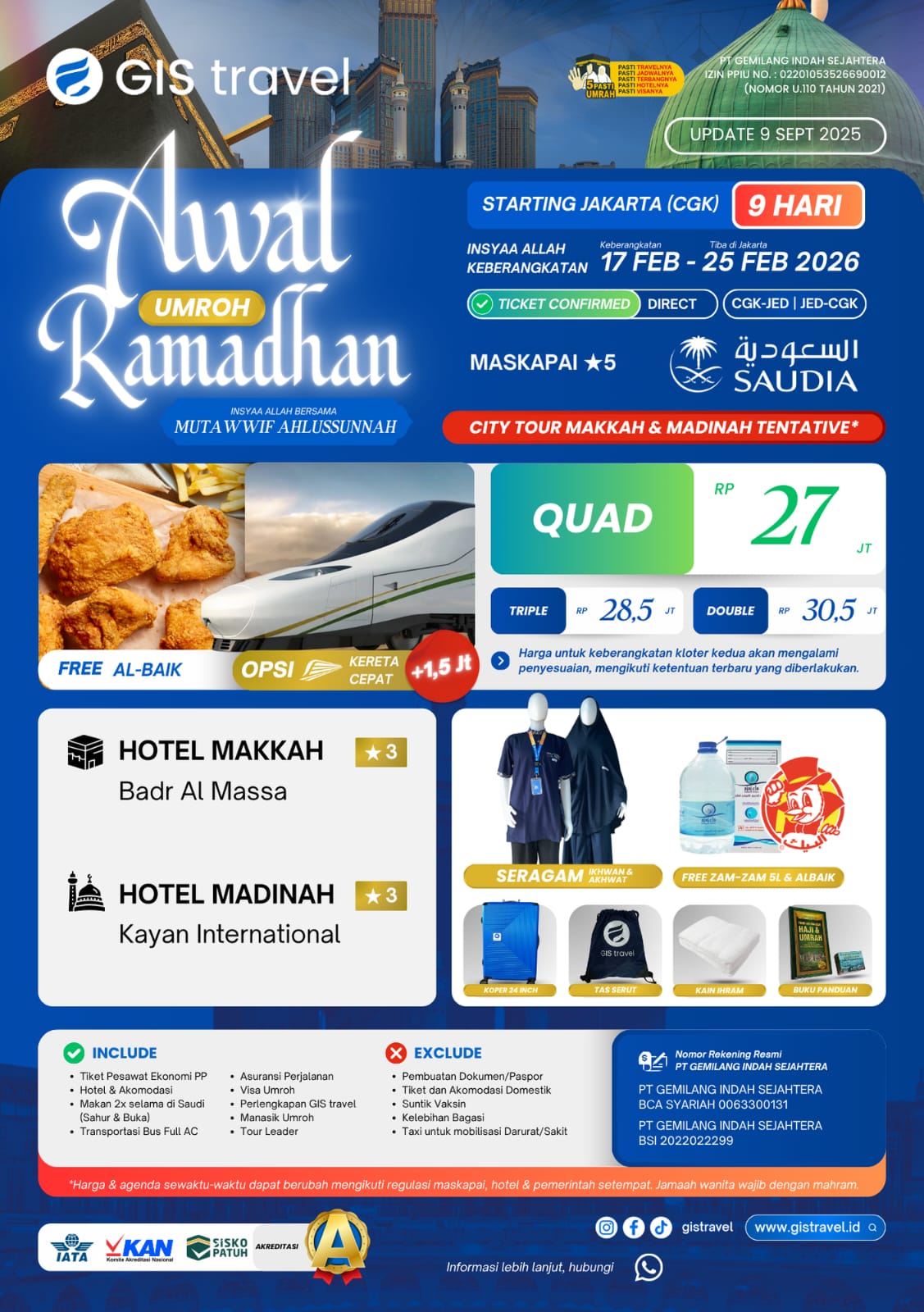 Umroh Hemat Februari GIS