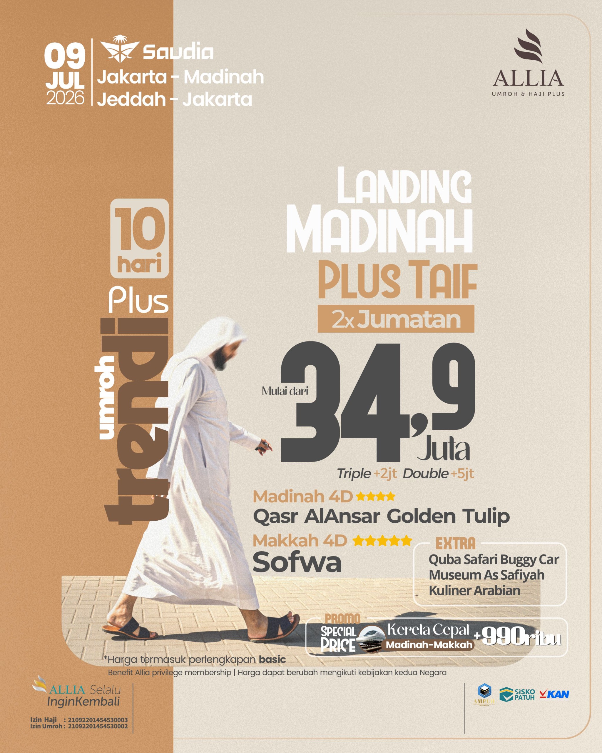 Umroh Landing Madinah Allia