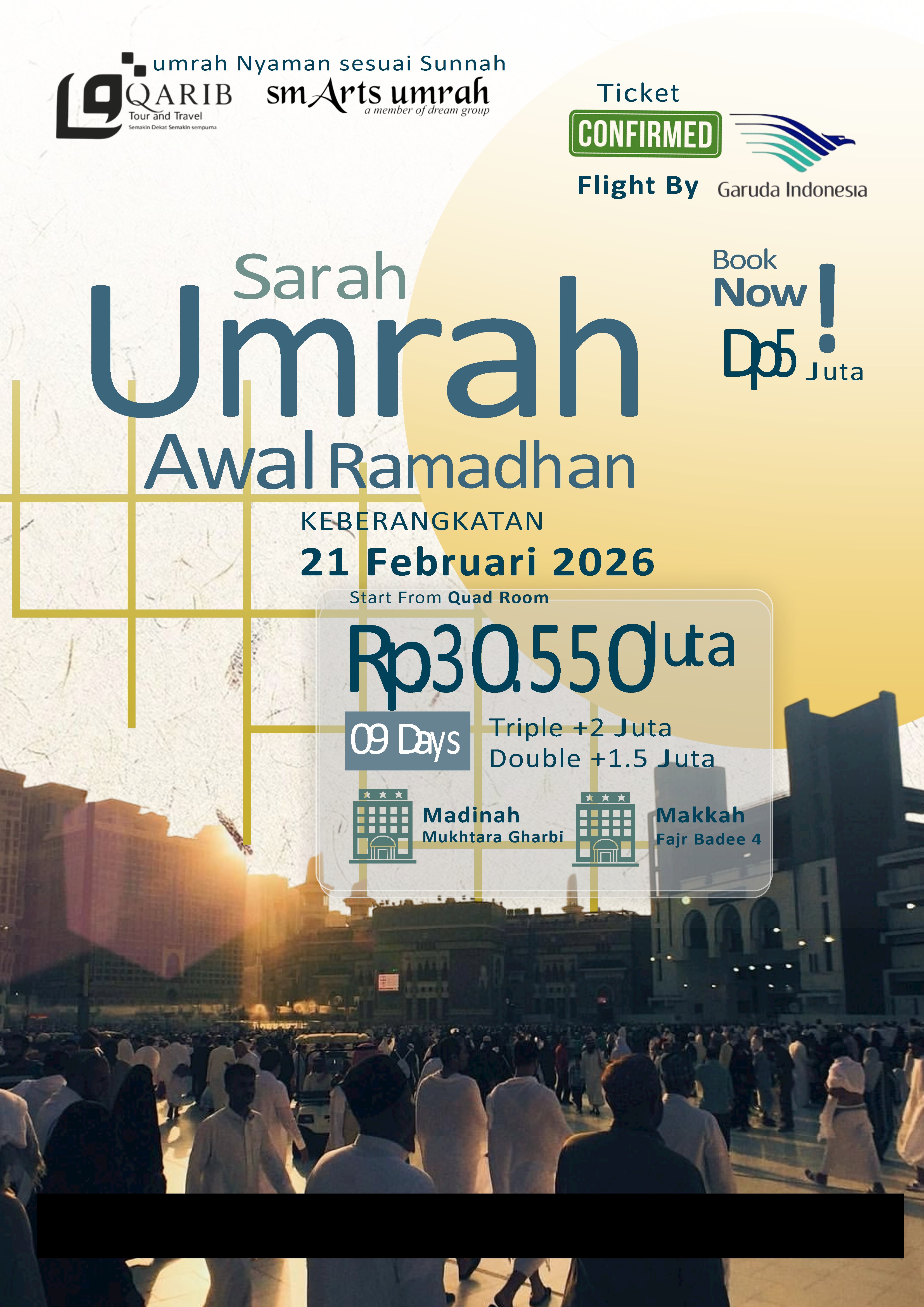 Umroh Awal Ramadhan Qarib