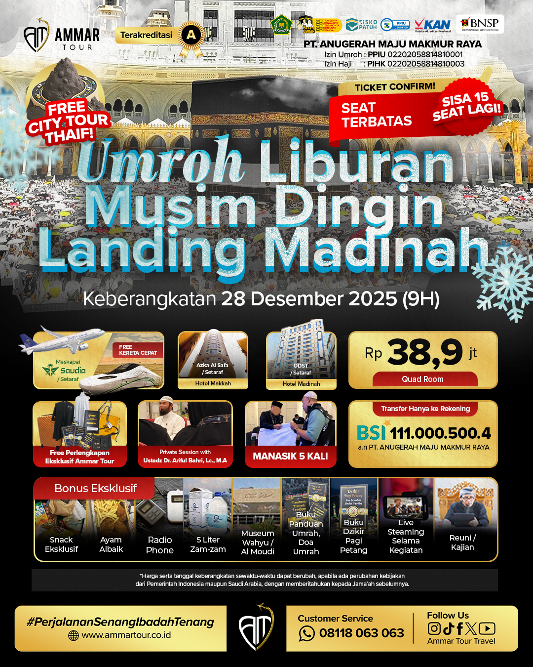 Umroh Liburan Musim Dingin
