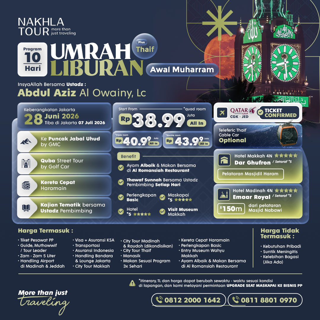 Umroh Liburan Muharam Nakhla