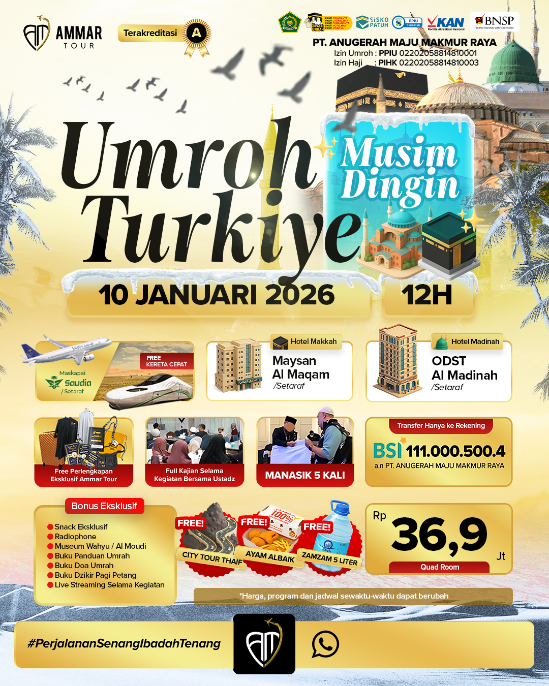 Umroh Turkiye Musim Dingin Ammar