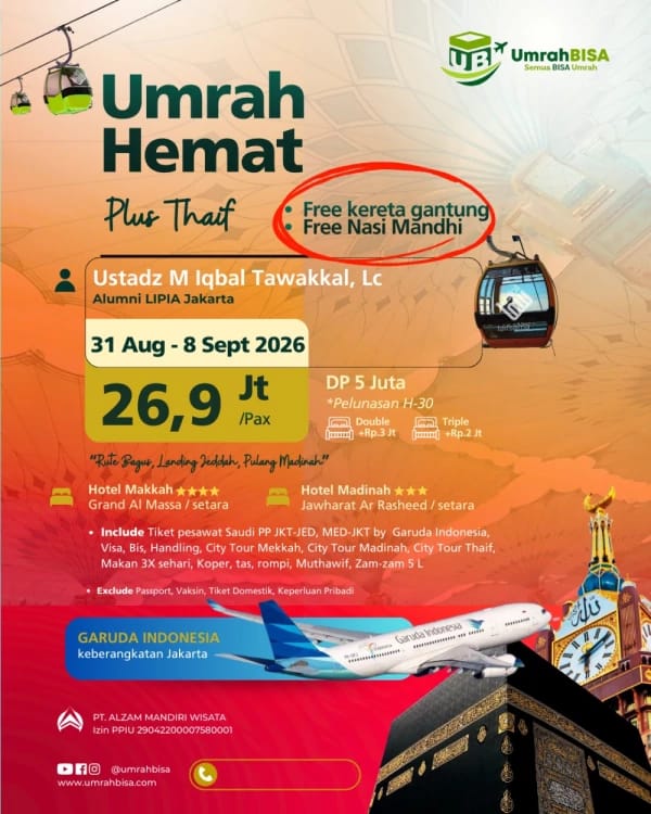 Umroh Hemat Plus UB